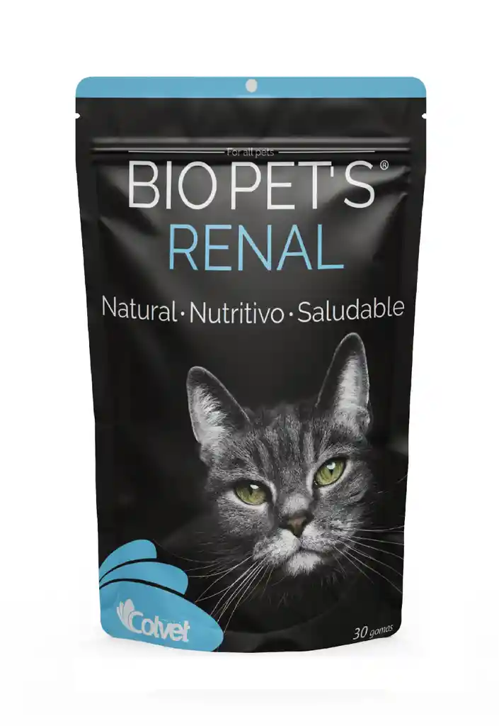 Bio Pets Renal Gomas Suplemento para Gatos y Perros