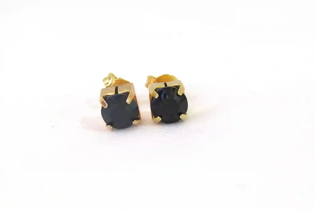 ARETE EN ACERO CIRCON NEGRO 