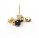 ARETE EN ACERO CIRCON NEGRO 