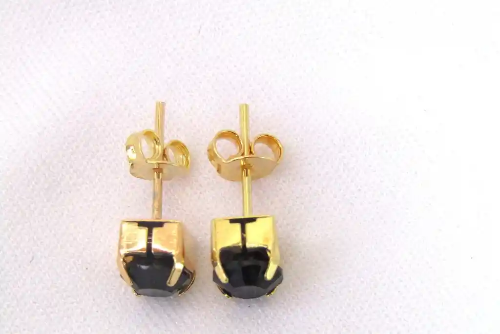 ARETE EN ACERO CIRCON NEGRO 