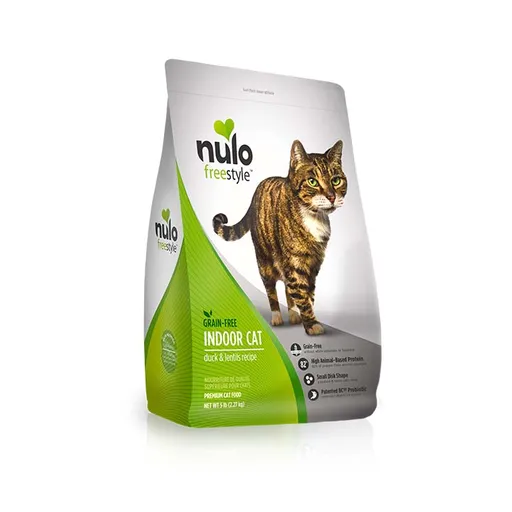 NuloCat Fs Grain Free Indoor Cat Duck & Lentils 5Lb