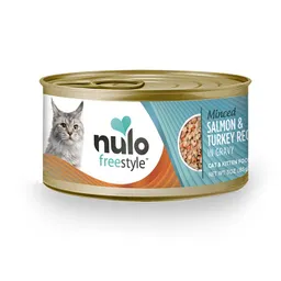 NuloCat Fs Grain Free Minced-Picado Salmon & Turkey Lata 3 Oz - 85 Gr