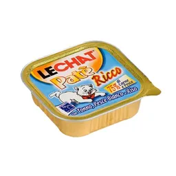 Lechat Paté Para Gatos Con Atún. Pescado Blanco Y Arroz