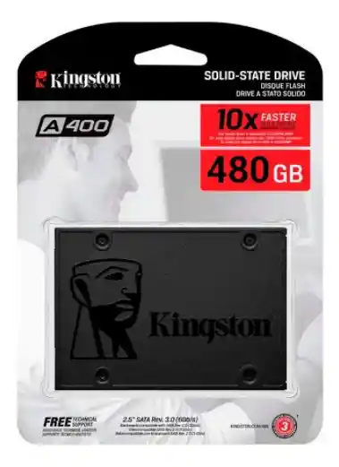 Kingston Disco Solido Sdd A400 480Gb Sata 2.5