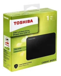 Toshiba Disco Duro Externo 1Tb Usb 3.0 Canvio