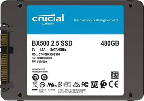 Crucial Disco Duro Solido Ssd Bx500 480Gb Sata 3 New Modelo