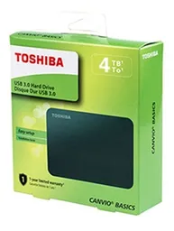 Toshiba Disco Duro Externo 4Tb Teras Canvio Basics