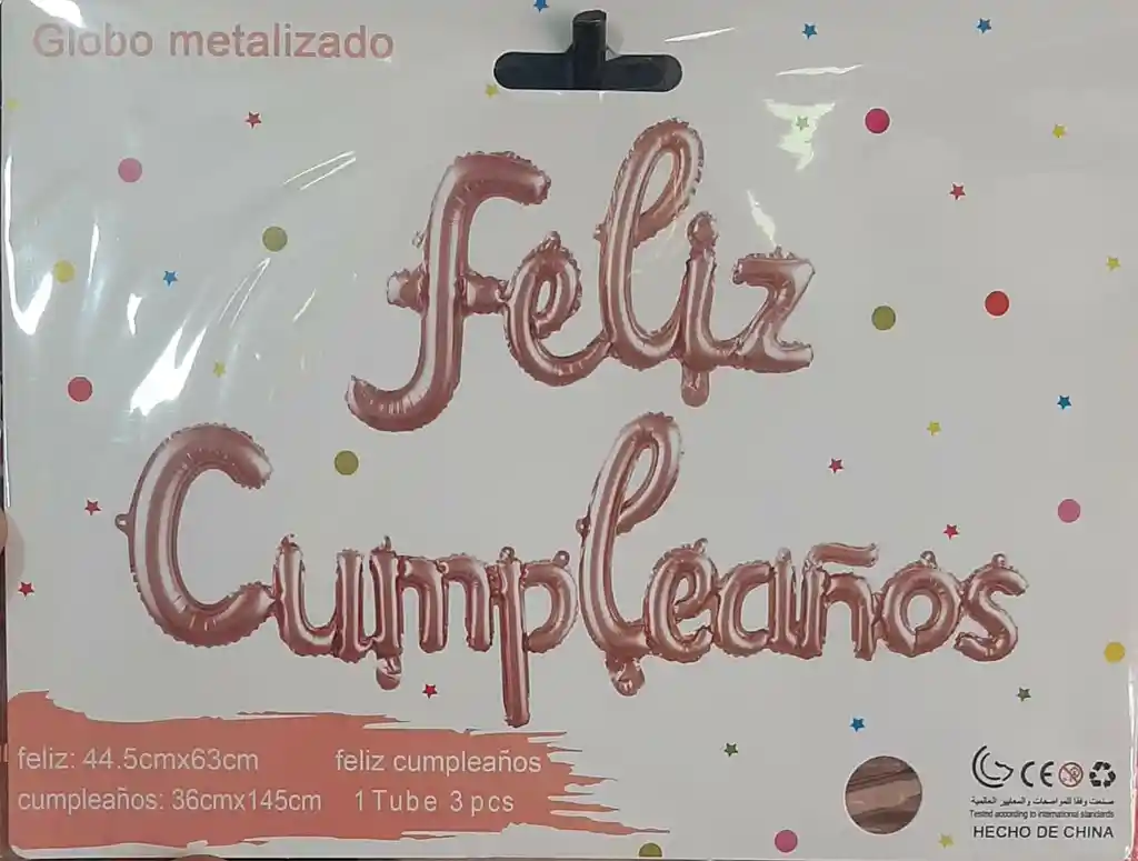 Globos Feliz Cumpleaños Palorosa