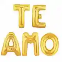 Globos Te Amo Dorado