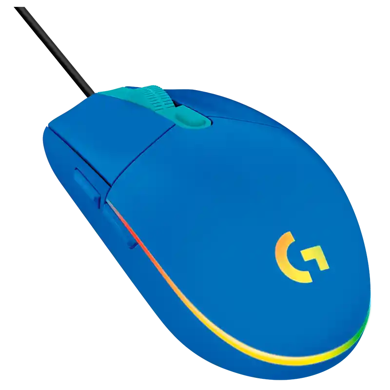 Mouse Gamer Logitech G203 Azul RGB
