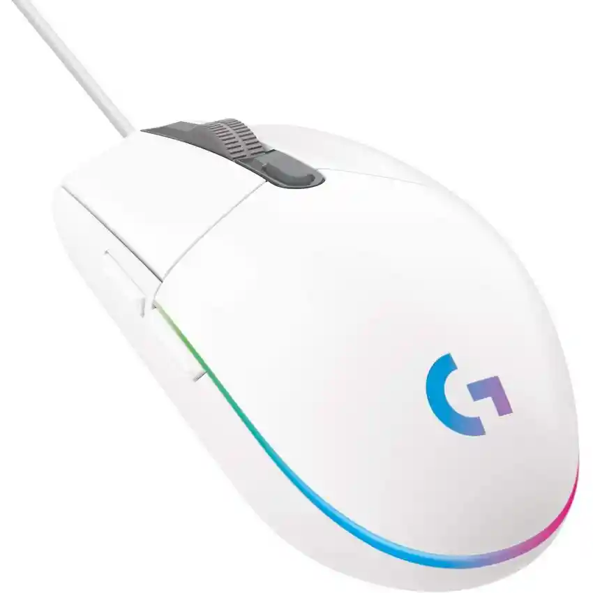 Mouse Gamer Logitech G203 Blanco RGB