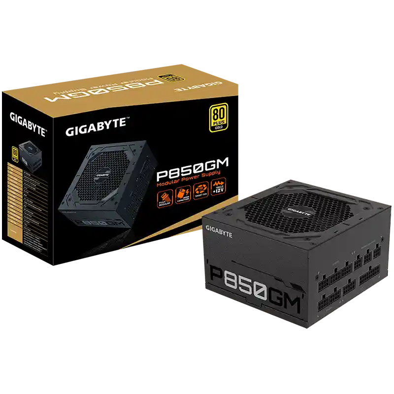 Gigabyte Fuente De Poder P850Gm 850W 80 Plus Gold