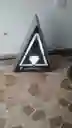 AVISO DE LUZ CAJA FLOTANTE TRIANGULO LETRERO USADO BARATO