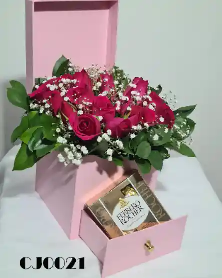 Chocolates Cobre De Rosas Con Ferrero