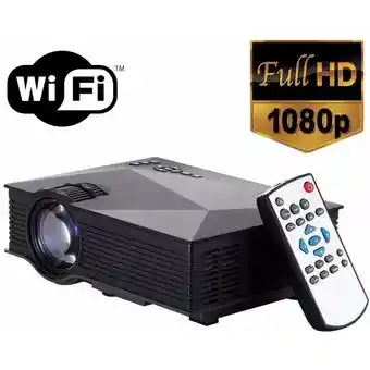 Mini Proyector Led Video Beam 1800 Lumenes Wifi Uc68