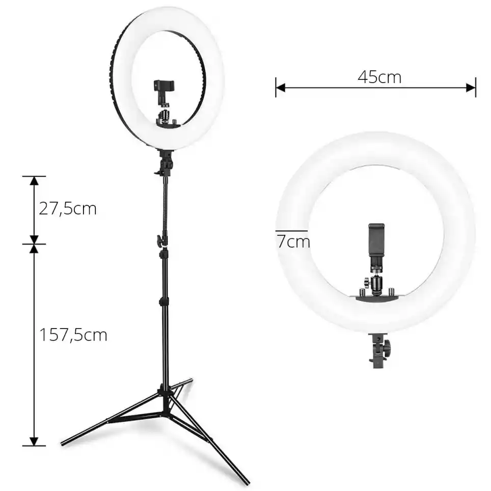 Aro de luz de 45CM Con tripode