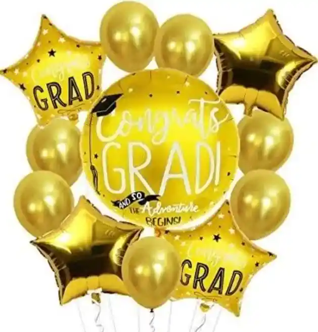 Globos De Graduacion X 12 Grado