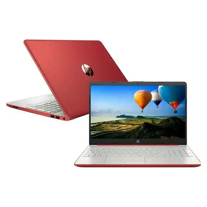 Hp Portatil 15 Dw1083Wm Pentium Gold 6405U 4Gb 128Gb 15.6 Scarlet Red