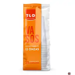 Vaso Blanco 12 Oz Tld