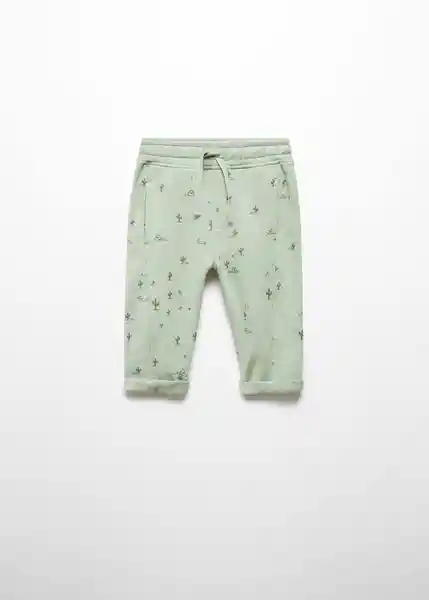 Pantalón Cactusp Verde Talla 66 Niños Mango