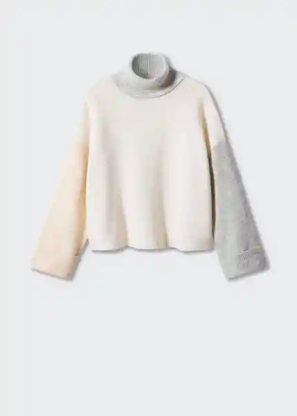 Saco Jersey Chaco Crudo Talla L Mujer Mango