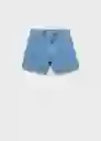 Short Zoey Tejano Medio Talla 36 Mujer Mango