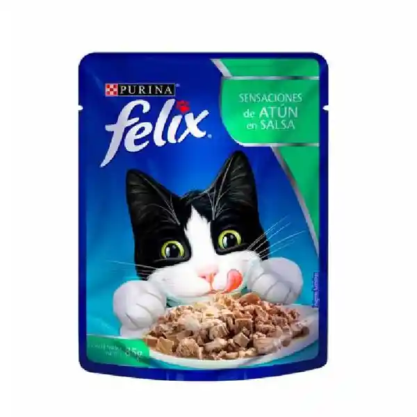 Felix Alimento Para Gato Sensaciones de Atun en Salsa 85 g