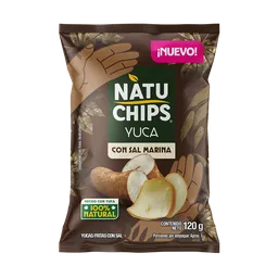 Natuchips Yuca Con Sal Marina 120 g