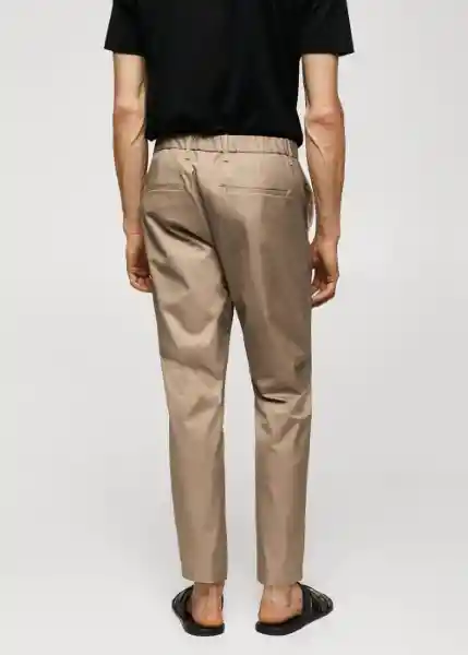 Pantalón Derry Tabaco Talla 46 Hombre Mango