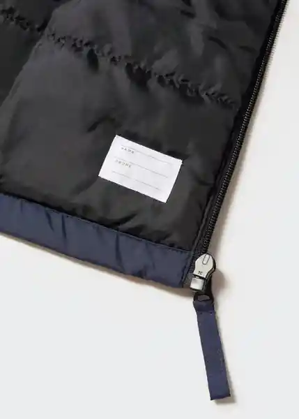 Abrigo Anorak Pepe5 Navy Talla 07 Niños Mango