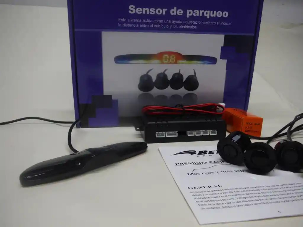 KIT SENSORES DE REVERSA 4 PUNTOS + DISPLAY