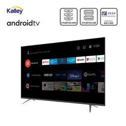 TV KALLEY 50" Pulgadas 127 Cm ATV50UHD 4K-UHD LED Plano Smart TV Android