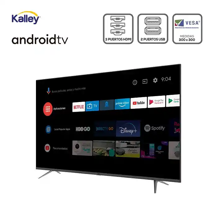 Kalley Tv50" Pulgadas 127 Cm Atv50Uhd 4K-Uhd Led Plano Smart Tv Android