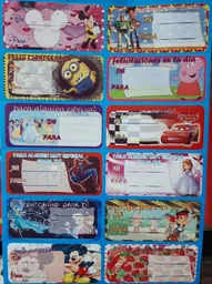 tarjetas De para niños