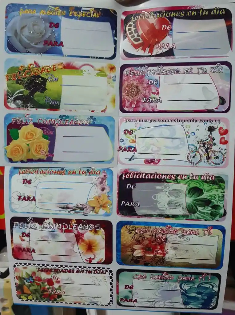 tarjeta de para Mujeres