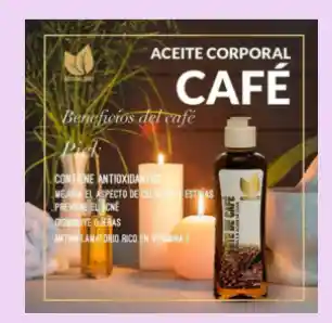 Aceite corporal de café