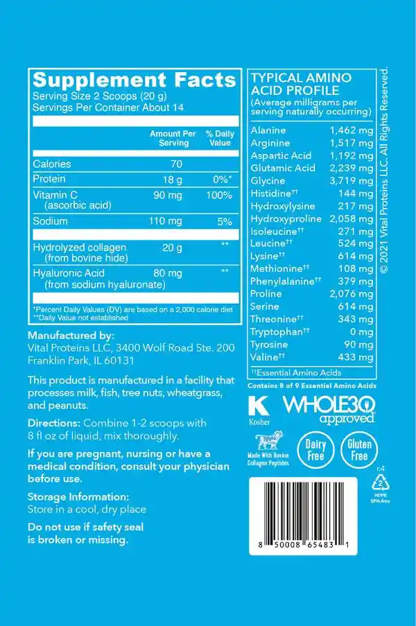 VITAL PROTEINS COLAGENO