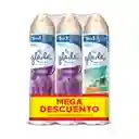 Glade Ambientador Aerosol 3 unidades, 400ml cada uno