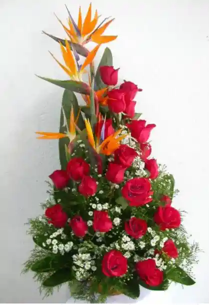 Arreglo florar en rosas