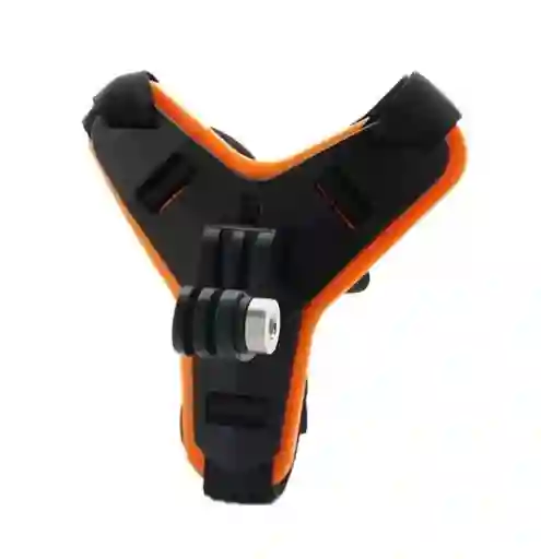 Montaje Soporte Para Casco Go Pro Camara Barbilla Menton NARANJA