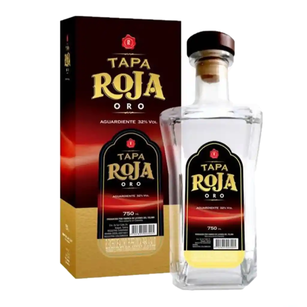 Tapa Roja Aguardiente Oro