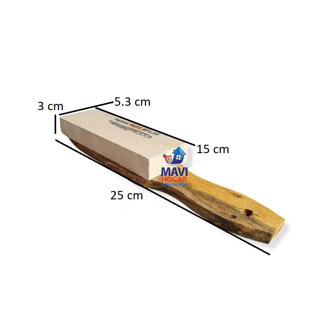 Piedra De Afilar/amolar Cuchillos-tijeras Base Madera