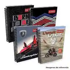 Cuaderno 5 Materias Pasta Dura Argolla Tamaño 105 Hombre