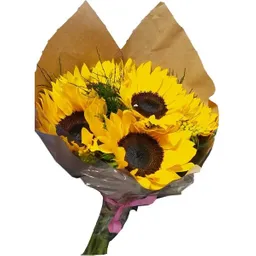 Ramo o bouquet de 10 girasoles