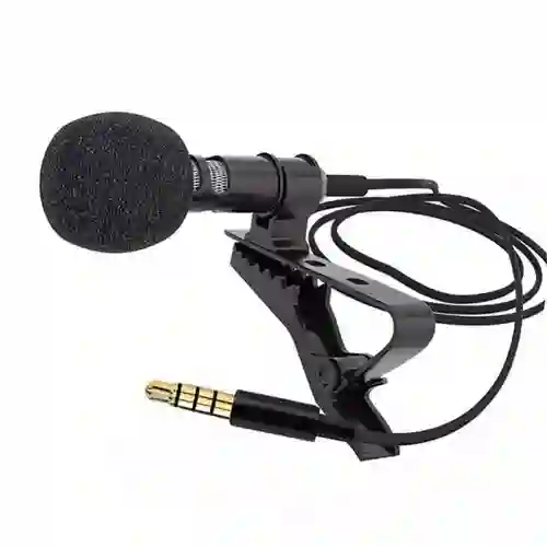 Microfono De Solapa Entrada Plug 3.5 Mm