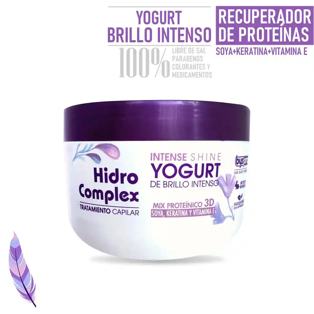 Yogurt Anti Frizz HidroComplex Byspro 300ml