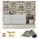 Rollo papel adhesivo decorativo 2,5MTS X70cm rocas