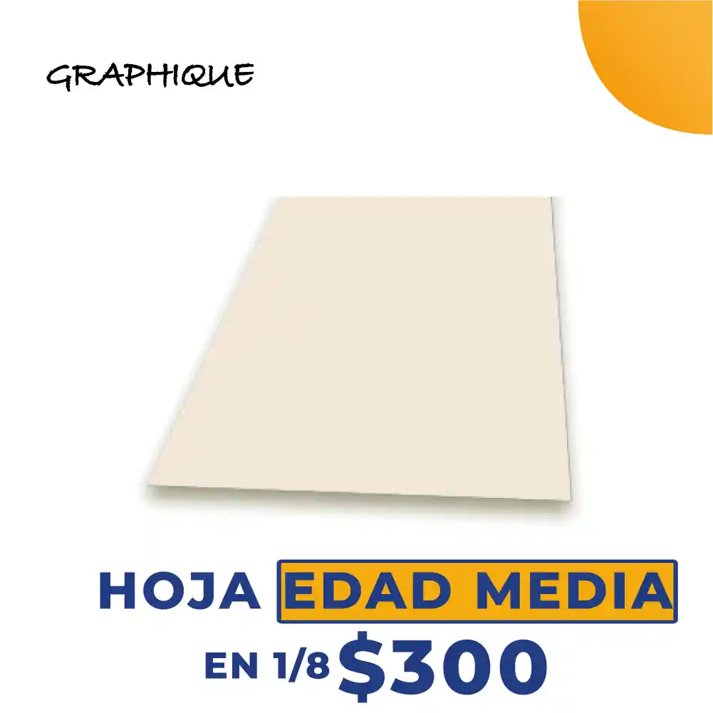 Hoja Edad Media en 1/8