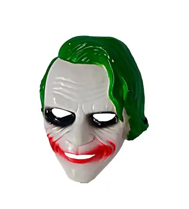 Mascara Halloween Joker Payaso 24cm Adulto Disfraz Fiesta 13490 Pesos$13.49