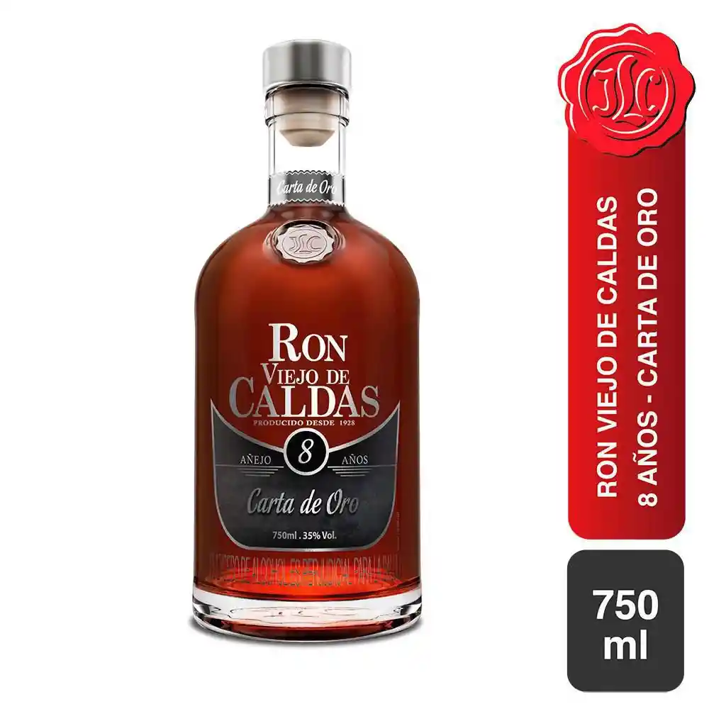  Ron Viejo De Caldas Gran Reserva 8 Anos 750Ml 